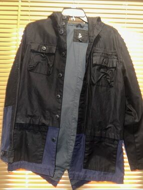 art class Black and Navy Military Field Jacket